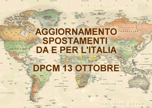 DPCM 13 OTTOBRE