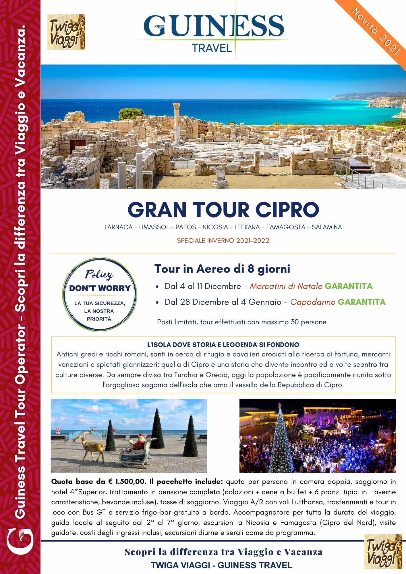 Gran Tour Cipro Immacolata e Capodanno