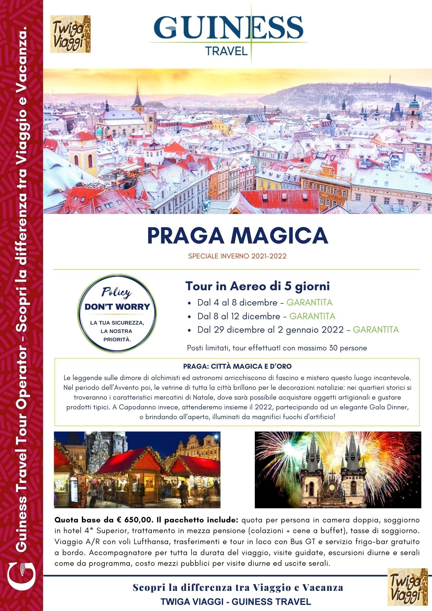 Praga Immacolata e Capodanno 